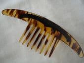 1920's Faux Tortoiseshell Haircomb with Decorative Panel(Sorry this item has been sold)