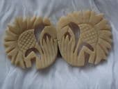 1930's 1940's Butterscotch Casein Buckle (SOLD)