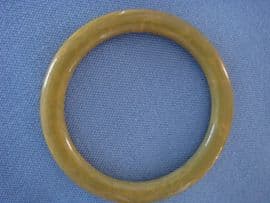 1930s -1940s Bakelite bangle tube. Sludgy greens and yellows