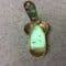 1930s Oriental Dress Clip likely Neiger set with Faux carved Jade and Faux Turquoise Jewels
