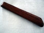 1940's Leather Tie Clip - Mock Croc Effect (SOLD)