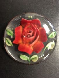 1940s/1950s Red Rose Lucite Brooch on hold