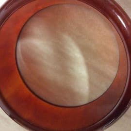 1940s Bakelite Bangle - Root Beer or Tortoiseshell Colour