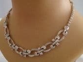 1940s Diamante Necklace signed Pennino USA (Sold)