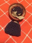 1940s Hat and Handbag Brooch "Make-do-and-mend”