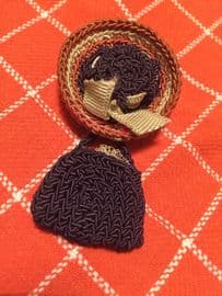 1940s Hat and Handbag Brooch