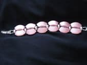 1950's/1960's Pink Lucite Panel Bracelet (sold)