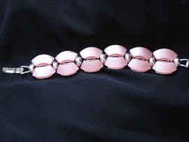 1950's/1960's Pink Lucite Panel Bracelet (sold)