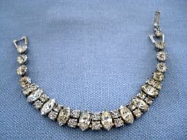 1950's American Designer Diamante Bracelet signed WEISS (SOLD)