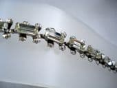 1950's Diamante Bracelet with Baguette Cut Stones (SOLD)