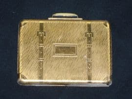 1950's Kigu Suitcase Compact - Rare and Collectable (Sold)