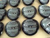 1950's Silver Grey Lucite Buttons on Original Card(SOLD)