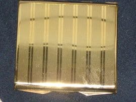 1950's Small Golden Stratton Compact