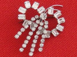 1950s Diamante Brooch - So Sparkly! (SOLD) (1)
