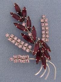 1950s Sparkly Brooch in Shades of Purple (SOLD)