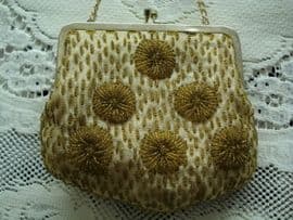 1960's - 1970's Beaded Evening Bag - Clutch Purse or on Chain (SOLD)