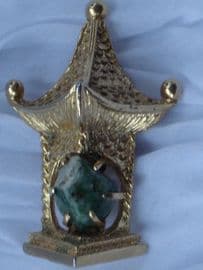 1960's BSK Marked Chinese Lantern Pin