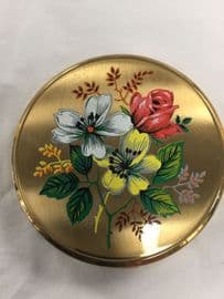 1960's Floral Compact - As New - Boots Brand