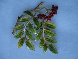 1960's Mountain Ash Brooch signed