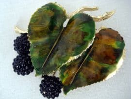 1960's Mulberry Brooch signed Exquisite (SOLD)