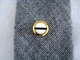 1960's Round Mother of Pearl Tie Tack in the Art Deco Revival Style (Sold)