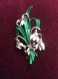 1960's signed Exquisite Snowdrop Brooch (Sold)