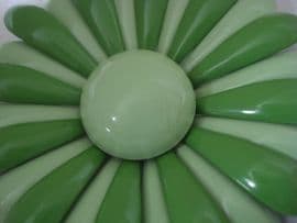 1960's Vintage Flower Brooch in two shades of Green (SOLD)
