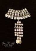 1960s Diamante Dangle Brooch with Art Deco Styling - Stunning! (SOLD)