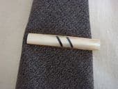 1960s Tie Clip - Gilt metal and mother of pearl (sold)