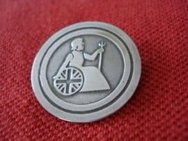 1970's Silver Brooch Badge - 'Rule Britannia' by Norman Grant (Sold)