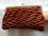 1970's Textured Velvet Bag - Use as Clutch or with Chain (SOLD)