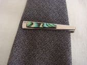 1970s Stratton Tie Clip - Abalone Shell and Silver tone metal (SOLD)