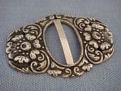 19th Century Silver Slide Buckle - Floral Buckle - 800 Silver Fineness (Sold)