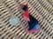 A Black and  Red Cubist Cat Brooch  - Art Deco Style Cat Pin by Lea Stein Paris