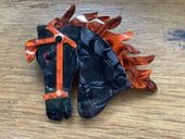 A Black Horse Head Brooch - Lea Stein Horse Pin - Equestrian Jewellery