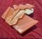 A 'Carmen'  or Joan Crawford Brooch by Lea Stein of Paris in Coral Peach Colour  - Lovely Lady Pin