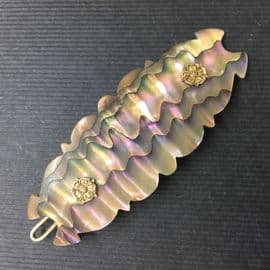 A  Natural Shell Hair slide or  Barrette  - Early 20th Century - Art Nouveau