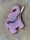 A Pink Baby Elephant Pin by Lea Stein -  Vintage Small Elephant Brooch