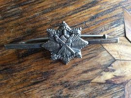 A Royal Scots Association Silver Bar Pin - Edwardian Brooch - Edinburgh 1910