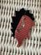 A Signed Lea Stein, Paris  Hedgehog Brooch - Black and Red