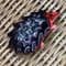 A Signed Lea Stein, Paris  Hedgehog Brooch - Black and Red