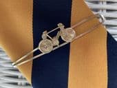 A Touring Bicycle - Vintage signed STRATTON Bike Tie Clasp or Clip