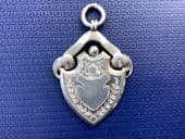 A Victorian 1900 Sterling Silver Sports Fob Medal - Birmingham