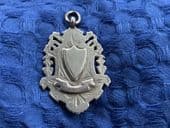 A Victorian Sterling Silver Fob Medal - Large Size - Birmingham 1901