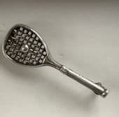 A Victorian Sterling Silver Tennis Brooch -  Birmingham 1894