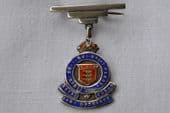 A Vintage Sweetheart Pin - Royal Army Ordnance Corps - Silver and Enamel Brooch pin
