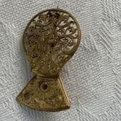 A Watch Cock Brooch - 19th Century recycling of an18th Century Watch Part