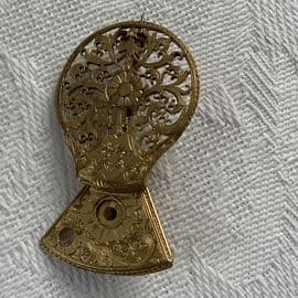 A Watch Cock Brooch - 19th Century recycling of an18th Century Watch Part