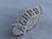 AGNES Victorian Silver Name Brooch - 19th Century Agnes Name Pin (SOLD)