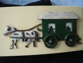 Amazing Gypsy Belt - Make-do-and-mend item - 1939 - 1945 - Bakelite Era Plastic Buckle